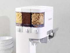 Cuisinart ICE48U IJsmachine, softijs, gelato, sorbet, melkvrij ijs, bevroren yoghurt, topping-dispenser, eenvoudig te bedienen en te reinigen, 1,42 l voor 6 porties, klaar in 20 minuten
