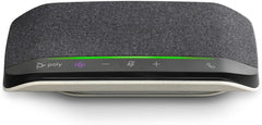 Poly Sync 10 USB-conferentieluidsprekers – draagbare 2-in-1 luidsprekers voor audio/videoconferenties en muziek – USB-aangedreven – gecertificeerd voor teams, zoom en Google – dubbele microfoon