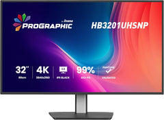 iiyama ProGraphic HB3201UHSNP-B1 - 32 inch 4K UHD IPS Black Monitor