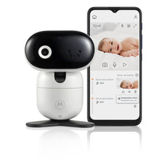 Motorola PIP1010 – gemotoriseerde wifi-camera met HD 1080p – verbinding met smartphone-app – Remote Paneo, helling, zoom, tweerichtingsaudio, sensor