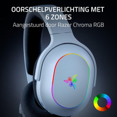 Razer Barracuda X Chroma - Draadloze Multi-Platform Gaming Headset met 6 Zone Chroma RGB (SmartSwitch Hyperspeed & Bluetooth, 40mm Drivers, Afneembare HyperClear Cardioid Mic) Wit