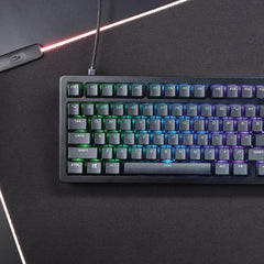 HyperX Alloy Rise 75 Mechanisch gaming-toetsenbord, netwerkschakelaars, hot-swap, 75% formaat, verwisselbare magnetische behuizing, zwart (QWERTY)
