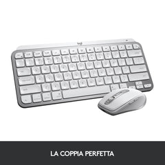 Logitech MXKEYS MINI F. MAC WRLS ILLUM. PALE GRIJS - ITA - MEDITER
