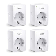 TP-Link Tapo P100 Slimme Stekker (4-Pack) - Wifi Smart Plug - Wit