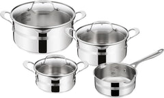 Tefal Jamie Oliver Cook Smart Pannenset - 4-delig - RVS