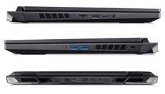 Acer Nitro 16 (AN16-42-R39G) Gaming laptop, 16" WQXGA IPS 180Hz display, AMD Ryzen 7 8845HS, 16GB RAM, 1TB SSD, NVIDIA GeForce RTX 4070, Windows 11, QWERTZ toetsenbord, zwart