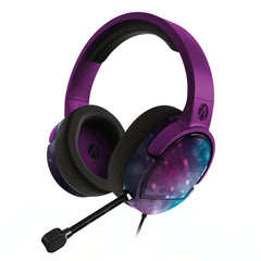 STEALTH PANTHER Cosmic - Over-ear gaming headset, Werkt met PS4/PS5, XBOX, Switch, pc met flexibele microfoon, 3,5 mm jack, 1,5 m kabel, lichtgewicht, comfortabel en duurzaam