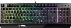 MSI Vigor GK30 Gaming Toetsenbord - RGB Verlichting - USB - QWERTZ - Zwart