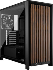 Corsair FRAME 4000D RS Wood Mid-Tower PC Behuizing - Zwart & Walnoot