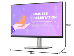 Dell 24 USB-C HUB Monitor - P2422HE zonder voet - 60,5cm (23.8), zwart