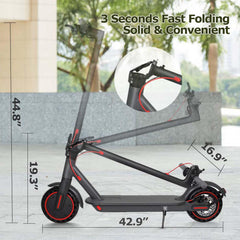Elektrische step 8,5" opvouwbare elektrische scooter voor volwassenen / 10,4 Ah klasse A-batterij/Bereik 25~35 km/APP-verbinding, elektrische voor volwassenen