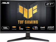 ASUS TUF Gaming VG27VQ3B - 27 inch Curved Gaming Monitor - 180Hz Full HD