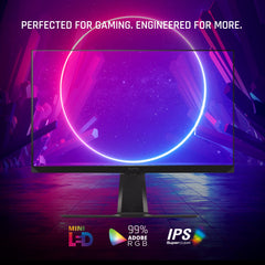 ViewSonic ELITE XG321UG 32 inch 4k 2160p Ultra HD IPS Gaming Monitor, 144Hz, Mini-LED, 3ms (GTG), Nvidia G-Sync Ultimate, Nvidia Reflex, Display HDR 1400, Dual Integrated Speakers, Ergonomie, RGB