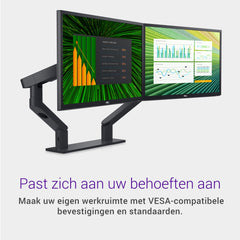 Dell E2423HN 24" Full HD (1920x1080) Monitor, 60Hz, VA, 5ms, HDMI, VGA, 3 Jaar Garantie, Zwart