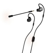 SteelSeries Tusq - Mobiele gamingheadset voor in het oor - dubbele microfoon met afneembare hoezen - ergonomische geveerde koptelefoon - voor mobiele apparaten - zwart