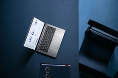ASUS ExpertBook P5, 14 inch WUXGA Display, 16 GB RAM, 512 GGB SSD, Intel Core Ultra, Intel Arc, Windows 11, QWERTZ toetsenbord, platina zilver