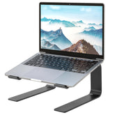 BONTEC Laptop Standaard, Verstelbare Ergonomische Laptophouder, Geschikt voor Laptops van 10-17,3 Inch, Metalen Laptop Stand voor Verbeterde Houding en Warmteafvoer, Zwart