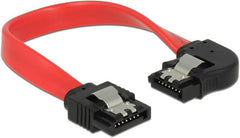 DeLOCK 83962 SATA III Datakabel - 7-Pins - 6 Gbps - 0,2 m - Rood