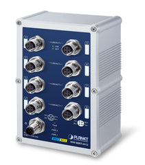 Planet ISW-800T-M12 Industriële 8-Poorts Fast Ethernet Switch - Zwart