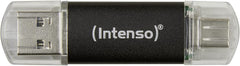 Intenso 3539491 Twist Line 128 GB - Dual USB-stick 3.2 Gen 1x1, USB-C & USB-A, 70MB/s, antraciet
