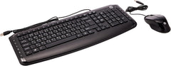 HP Pavilion 200 Bekabelde Toetsenbord en Muis Set - QWERTY - Zwart