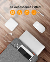 Inateck 13-13,3 inch Laptop Sleeve Case compatibel met 13 Inch MacBook Air/Pro 2020M1-2012,14 Inch MacBook Pro M1 2021, Surface Pro X/8/7/6/5/4/13.5Surface Laptop4/3/13.5Surface Book,Thinkpad