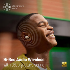 JBL Live Buds 3 - Echte draadloze oordopjes met ruisonderdrukking, 40 uur totale weergave, draadloos opladen, 6 microfoons voor perfecte gesprekken, meerpuntsaansluiting, IP55 waterdicht en stofdicht