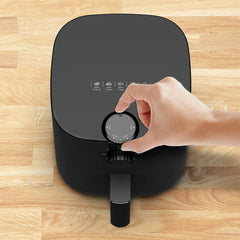 Tefal Easy Fry Essential heteluchtfriteuse, capaciteit 3,5L / 600 gram, olievrije friteuse, compact design, snel koken, energiebesparend, krokante resultaten, gezond koken, manuele instelling, EY1308