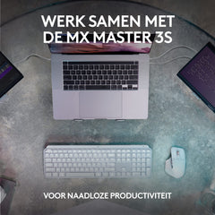 Logitech MX Keys S PLUS draadloos toetsenbord en met polssteun, laag profiel, vloeiend, precies en stil typen, programmeerbaar, Bluetooth, USB C, Windows PC, Linux, Chrome, Mac, QWERTY US Intl, Grijs