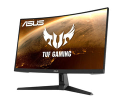 ASUS TUF Gaming VG27WQ1B gebogen gamingmonitor - 27 inch WQHD (2560x1440), 165 Hz (boven 144 Hz), extreem lage bewegingsonscherpte, adaptieve synchronisatie, FreeSync Premium, 1 ms (MPRT), HDR10