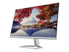 HP M24f Monitor - 24 inch scherm, Full HD IPS-display, 75Hz, 5ms reactietijd, VGA, HDMI, zilver/zwart