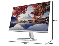 HP M24f Monitor - 24 inch scherm, Full HD IPS-display, 75Hz, 5ms reactietijd, VGA, HDMI, zilver/zwart