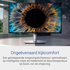 Dell U2424H UltraSharp 24" Full HD (1920x1080) Monitor, 120Hz, IPS, 5ms, 100% sRGB, 2x USB-C, 2x DisplayPort, HDMI, 3x USB, 3 Jaar Garantie, Zilver