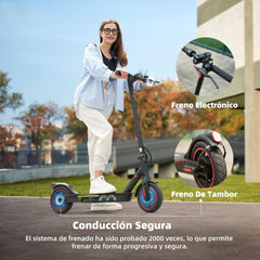 Elektrische step voor volwassenen, accu van 187,2 WH, 21,6 cm (8,5 inch), inklapbaar, voor jongeren en volwassenen, maximale belasting 120 kg, max. 25 km/u, dubbele rem, 3 snelheidsmodi, dagelijkse