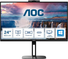 AOC V5 24V5CW/BK écran plat de PC 60,5 cm (23.8") 1920 x 1080 pixels Full HD LED Noir