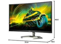 Philips Momentum 27M1C5500VL/00 computer monitor 68,6 cm (27") 2560 x 1440 Pixels Quad HD LCD Zwart