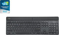 Targus EcoSmart - Keyboard - sustainable energy harvesting - antimicrobial - backlit - wireless - Bluetooth 5.0 - QWERTY