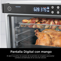 Ninja DT201 Foodi 10-in-1 XL Pro Air Fry Digitale convectietoven met dehydratie en opwarmen, 1800 watt, roestvrijstalen oppervlak