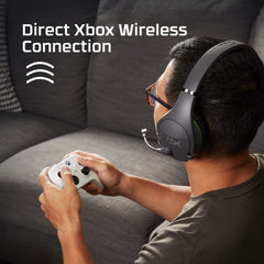HyperX CloudX Stinger Core — draadloze gamingheadset voor Xbox Series X|S en Xbox One, oorkussens van traagschuim en eersteklas kunstleer, microfoon met ruisonderdrukking, microfoonbewaking, ingebouwde chatmixer