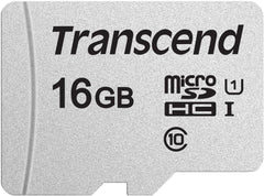 Transcend 300S MicroSDHC Geheugenkaart 16GB - UHS-I U1 (95 MB/s)