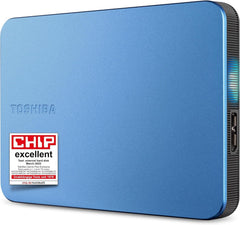 Toshiba Canvio Flex 2TB Externe Harde Schijf - 2.5 Inch USB-C & USB-A - Metallic Blauw