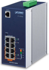 Planet IGS-4215-4P4T Industriële Managed PoE+ Switch - 8-Poorts Gigabit (144W)