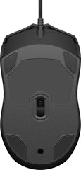 HP 100 Muis (Bedraad USB) Zwart