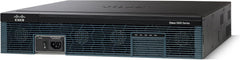 Cisco C2921-AX/K9 Router (w/3 GE, 4 EHWIC, 3 DSP, 1 SM, 256 MB CF, 2,5 GB DRAM met AX license (WAAS/vWAAS met 1300 verbinding RTU)