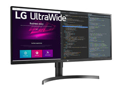 LG UltraWide 34WN750P - LED-monitor - 34" - 3440 x 1440 UWQHD @ 75 Hz - IPS - 300 cdm² - 1000:1 - HDR10-5 ms - 2xHDMI, DisplayPort - luidsprekers