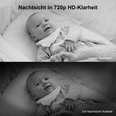 Vtech VM818 HD babymonitor – video-babyfoon met groothoekcamera – HD-video, helder geluid, 5 inch lcd-kleurenscherm en nachtzichtfunctie – met intercomfunctie, slaapliedjes en geluiden