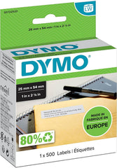 DYMO LabelWriter Retouradreslabels Groot - 25 x 54 mm - Rol à 500 stuks