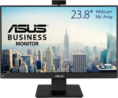 ASUS BE24EQK – 23,8 inch FHD pc-monitor met roterende webcam 2 MP en microfoon – IPS-paneel – 16:9 – 1920 x 1080 – 300 cd/m² – 60 Hz – 5 ms – DP, HDMI, VGA – blauw lichtfilter – luidspreker, zwart
