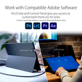 ASUS ProArt PA148CTV Draagbare USB Touch Monitor 14 inch Full HD 1920 x 1080, Calman, 100% sRGB, Type-C USB, Micro HDMI, autorotatie, kickstand, statief sokkel, IPS, 16:9, ontspiegeld