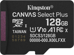 Kingston Canvas Select Plus 128GB MicroSDXC Geheugenkaart - 150MB/s A1